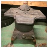 Vintage Vernois Cast Iron Stove Mt. Vernon Illinois