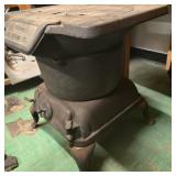 Vintage Vernois Cast Iron Stove Mt. Vernon Illinois