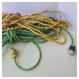 Lot of 2 Heavy Duty Outdoor Extension Cords