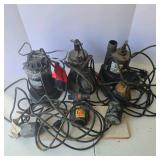 Lot of 3 Submersible Utility Pumps