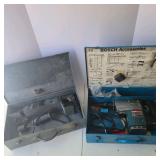 Lot of 2 Bosch Rotary Hammers with Metal Carrying Cases