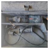 Lot of 2 Bosch Rotary Hammers with Metal Carrying Cases