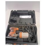 RIDGID R2500 1/4 Sheet Orbital Finish Sander with Case