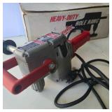 Milwaukee Heavy-Duty Hole Hawg Right Angle Drill with Side Handle and Box