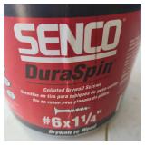 Senco DuraSpin #6 x 1-1/4' Collated Drywall Screws Bucket