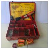 Hilti DX 200 Powder Actuated Fastening Tool Kit with Fasteners and Metal Case