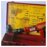 Hilti DX 200 Powder Actuated Fastening Tool Kit with Fasteners and Metal Case