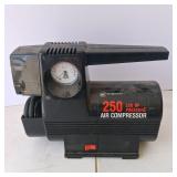 Portable 250 PSI 12 Volt Air Compressor with Built-In Light