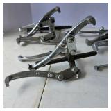 Lot of Assorted 2-Jaw and 3-Jaw Gear Pullers