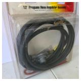 12' Propane Hose Regulator Assembly