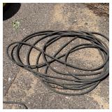 Gray Air Hose with Quick Connect Fittings