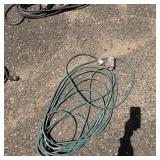 Green Extension Cord with Multi-Outlet Tap