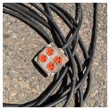 Heavy Duty Extension Cord with 4-Outlet Power Block
