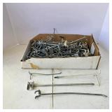 Lot of Metal Pegboard Hooks and Display Hardware
