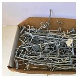 Lot of Metal Pegboard Hooks and Display Hardware