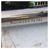 Thorsen 9 Piece 3/4' Drive Socket Set with Ratchet and Metal Holder