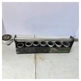 Thorsen 9 Piece 3/4' Drive Socket Set with Ratchet and Metal Holder