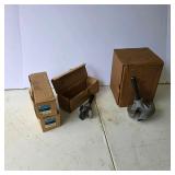 Lot of 2 Woodruff Cutter Sets with Tooling and Storage Boxes