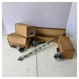 Lot of Woodworking Drill Bits and Cutting Tools with Storage Boxes