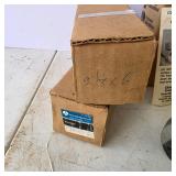 Lot of Woodworking Forstner Bits and Boring Accessories with Storage Boxes