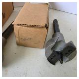 Lot of 5 Woodworking Forstner Bits with Storage Boxes
