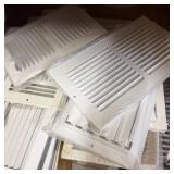Lot of White HVAC Vent Covers and Return Air Grilles