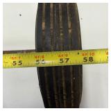 Axle Rod with Two Rubber Wheels