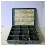 Cotter Pin Assortment Metal Organizer Box