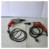 Lot of 2 Milwaukee Corded Screw Guns
