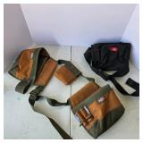 Lot of Bucket Boss and Dickies Tool Pouches