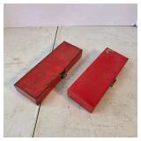 Lot of 2 Vintage 1/4' Drive Socket Sets with Metal Cases