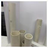 Lot of Assorted PVC Pipe and Plumbing Fittings