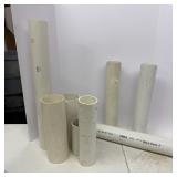 Lot of Assorted PVC Pipe and Plumbing Fittings
