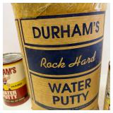Lot of 3 Durham's Rock Hard Water Putty Containers