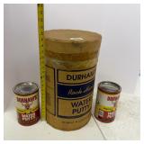 Lot of 3 Durham's Rock Hard Water Putty Containers