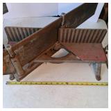 Vintage Craftsman Miter Box with Montgomery Ward Miter Box