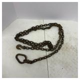 Tow Chain with Grab Hook and Ring