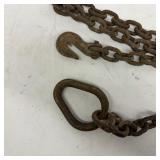 Tow Chain with Grab Hook and Ring