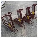 Lot of 4 Quik-Craft Pump Jacks Scaffold Supports