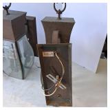 Lot of 4 Hanging Lantern Light Fixtures