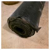 Roll of Black Dimpled Flooring Moisture Barrier Underlayment