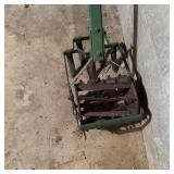 Manual Rolling Lawn Aerator with Long Handle