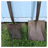Lot of 3 D-Handle Square Point Shovels