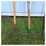 Lot of 4 Long Handle Garden Cultivators