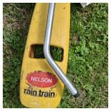 Lot of 2 Nelson Rain Train Traveling Lawn Sprinklers