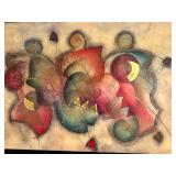 Abstract Art Print Eric Waugh Quest Framed Abstract Art Print Eric Waugh Quest Framed