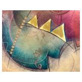 Abstract Art Print Eric Waugh Quest Framed Abstract Art Print Eric Waugh Quest Framed