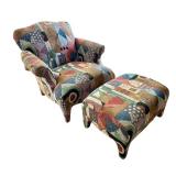 LR - Upholstered Chair & Ottoman Set LR - Upholstered Chair & Ottoman Set