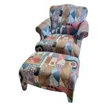 LR - Upholstered Chair & Ottoman Set LR - Upholstered Chair & Ottoman Set