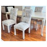 Dining Room Table & 6 Chairs - Cream Finish Dining Room Table & 6 Chairs - Cream Finish